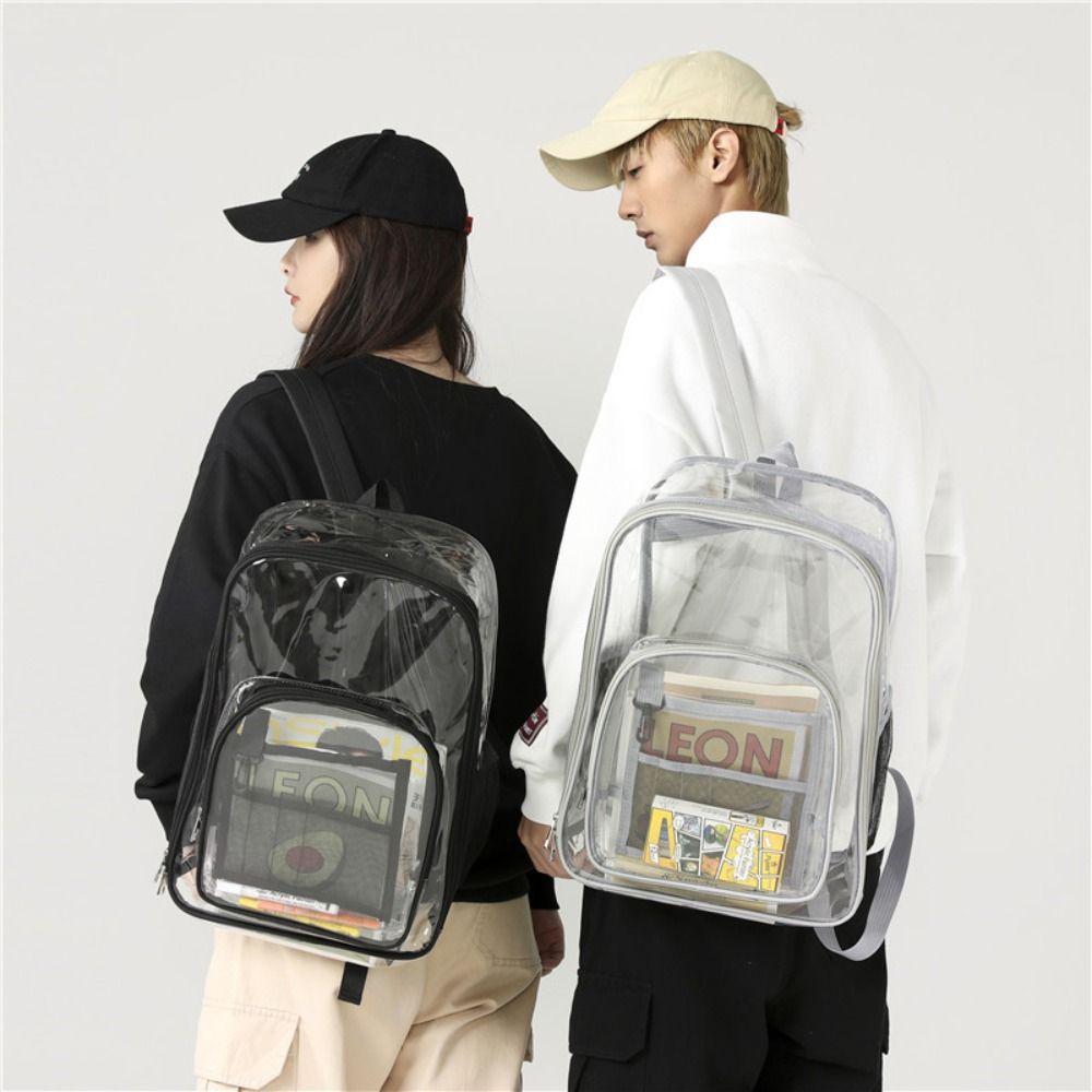 Jelly Bag Clear Pvc - Large Capacity Transparent PVC Backpack Pure
