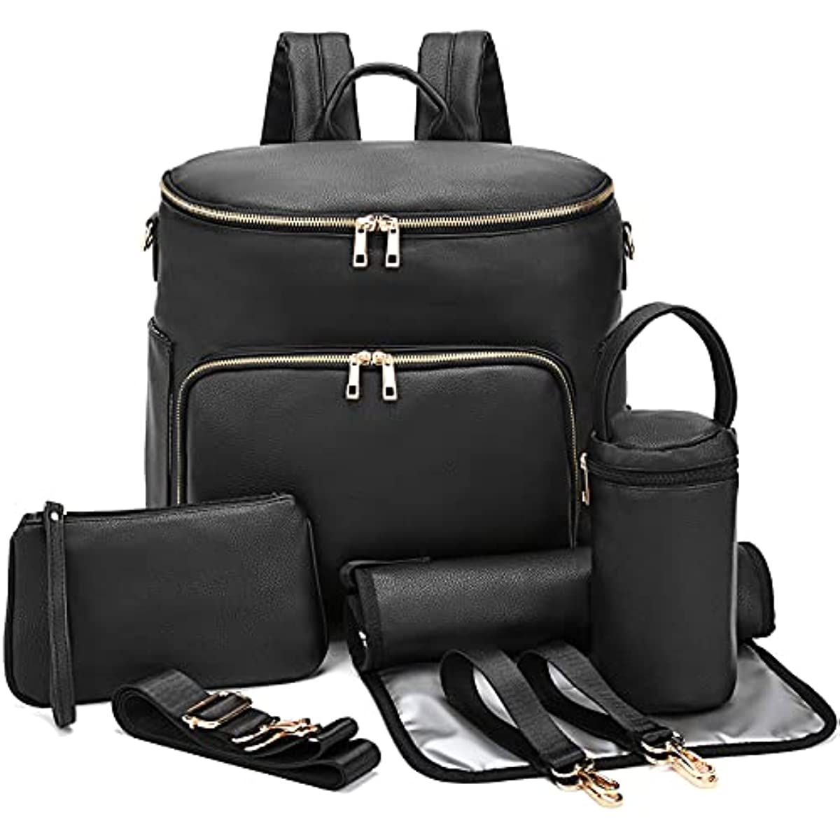 Women Bags Max - Diaper Bag Backpack Leather Backpack for