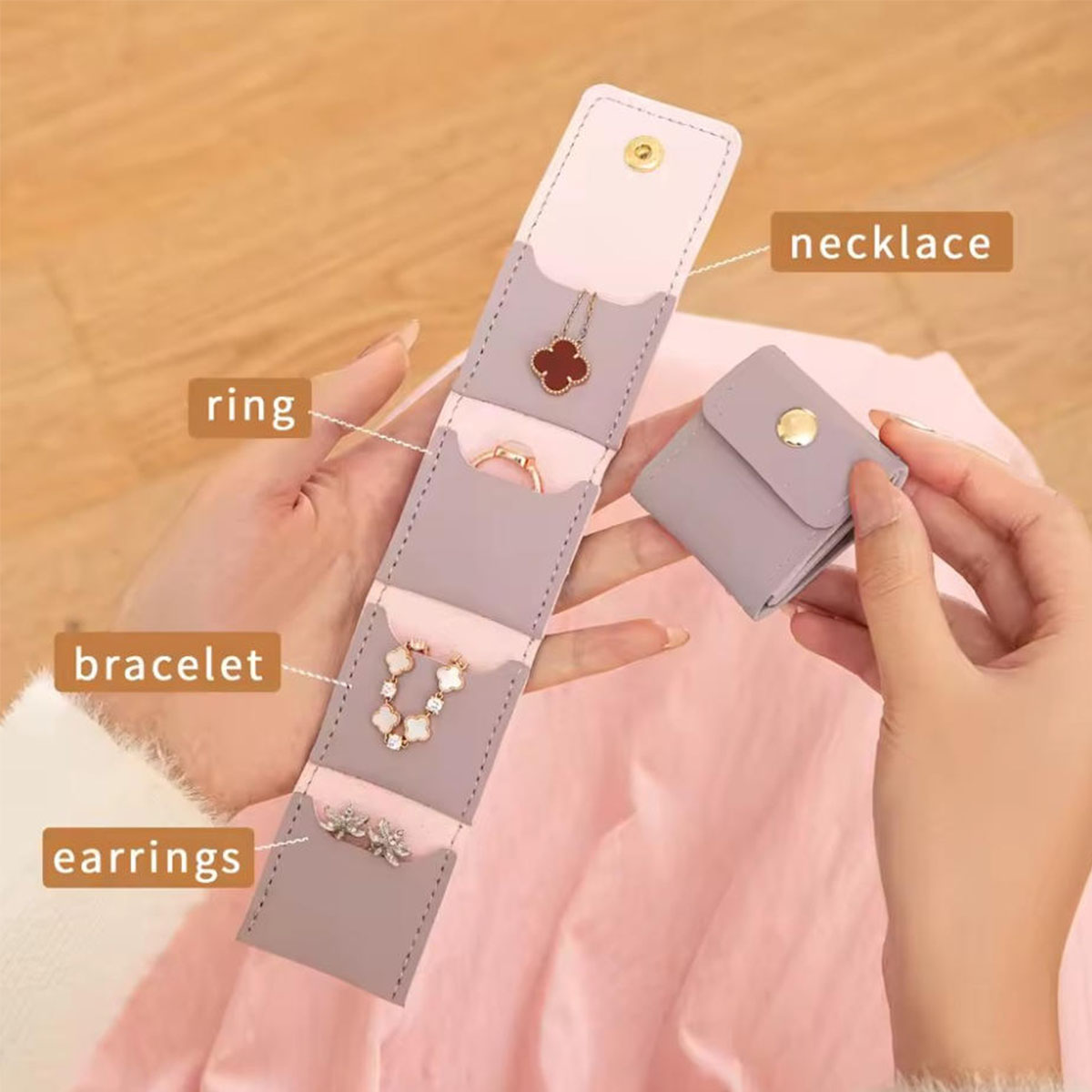 Portable Multi-pocket Jewelry  - Women Bags For Office review and price