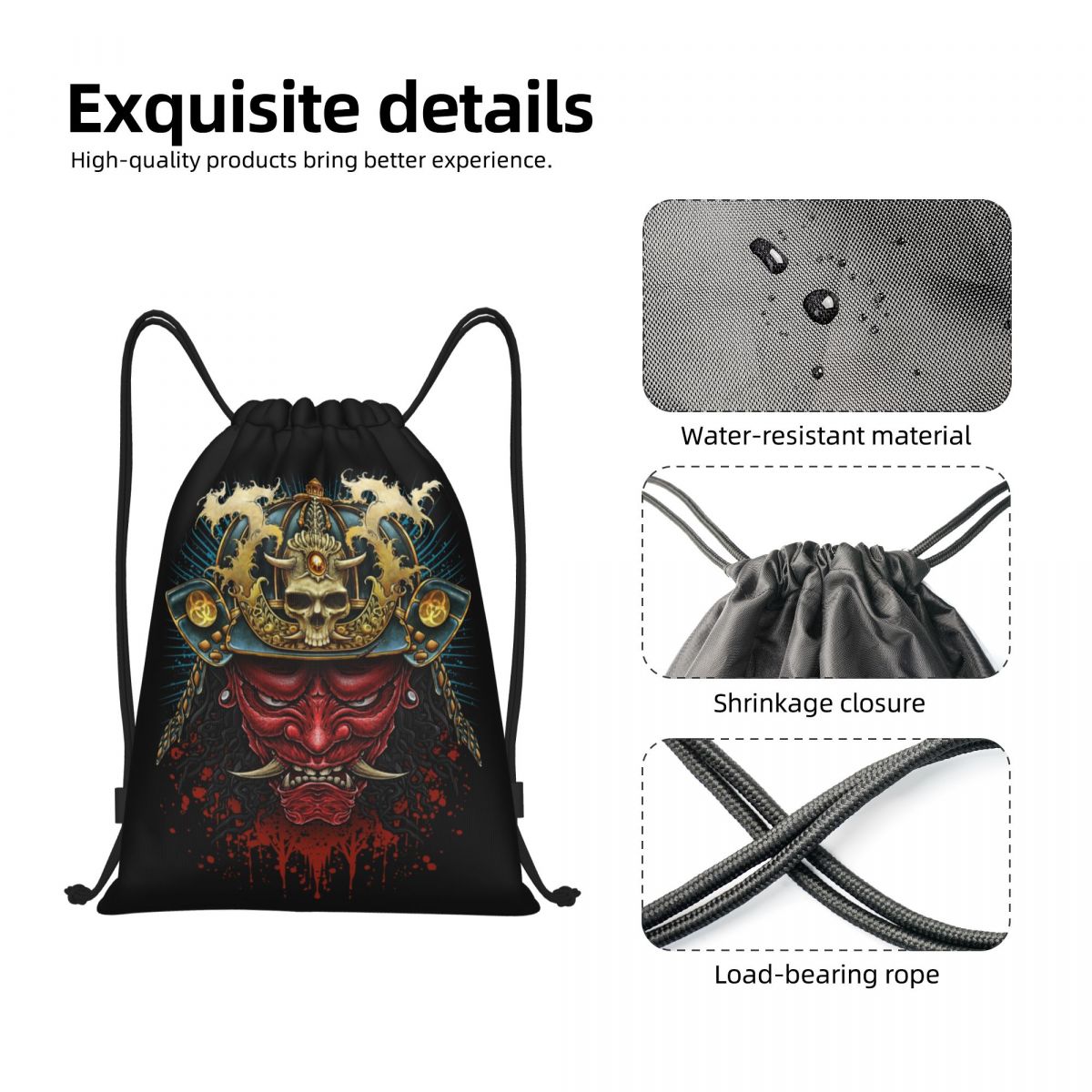 Horror Red Hannya Japanese Sam - Women'S Yoga Bags review and price