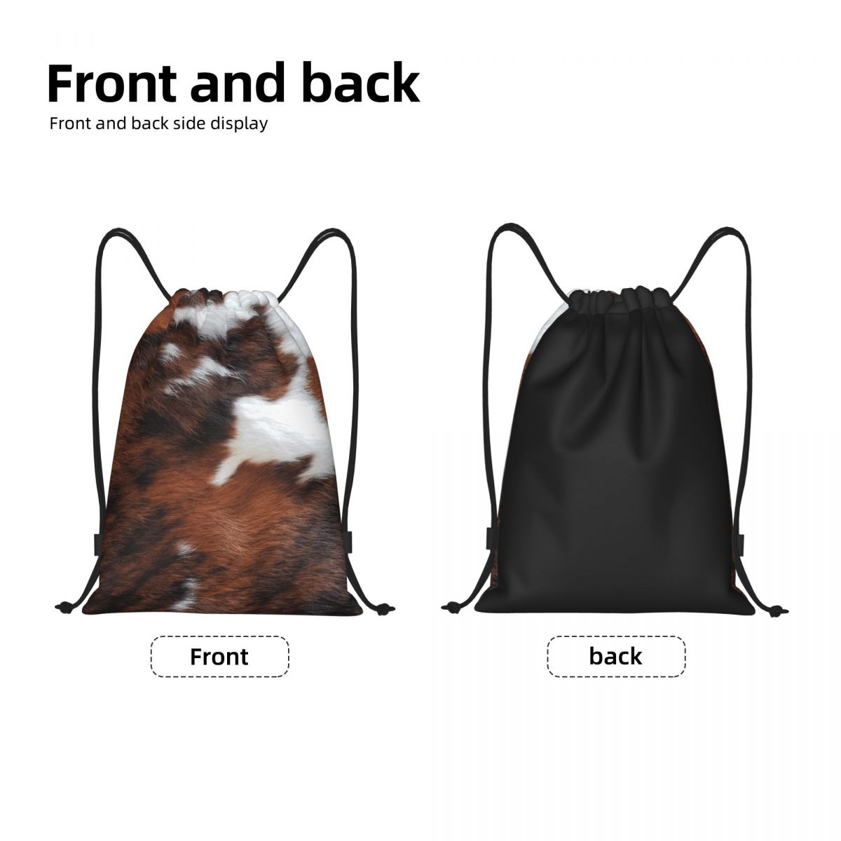 Custom Cowhide Leather Drawstr - Women'S Yoga Bags review and price
