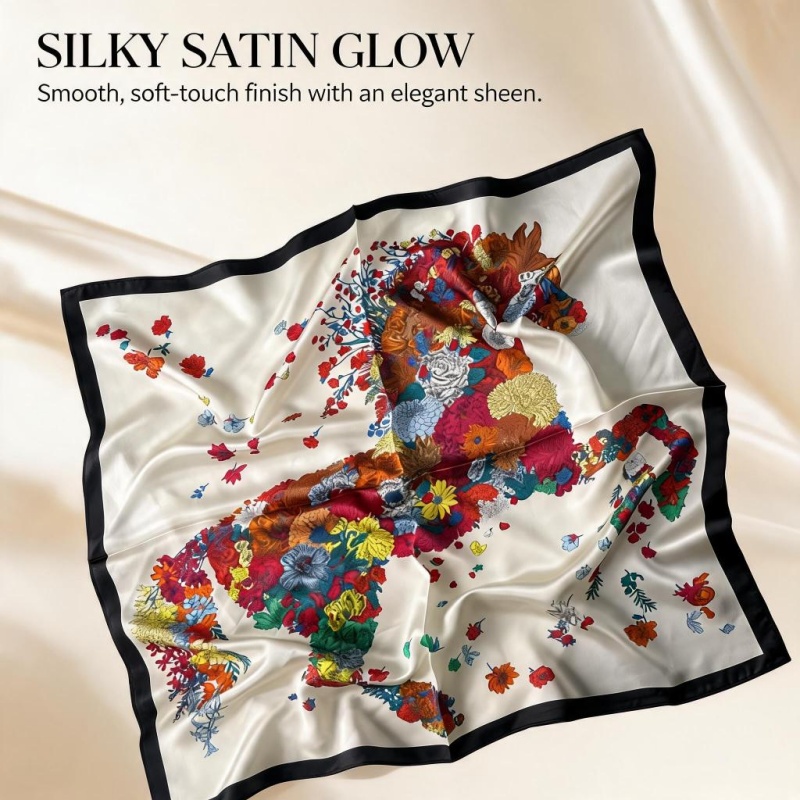 Women 65X65CM 100% Silk Square - Women Bags For Office review and price
