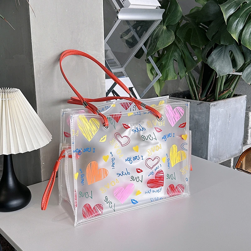 Summer Transparent Bag Design  - Jelly Bag Clear Pvc review and price