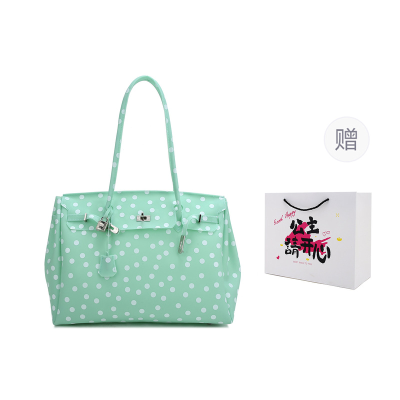 Polka‑dot Clear PVC Tote Bag W - Jelly Bag Clear Pvc review and price