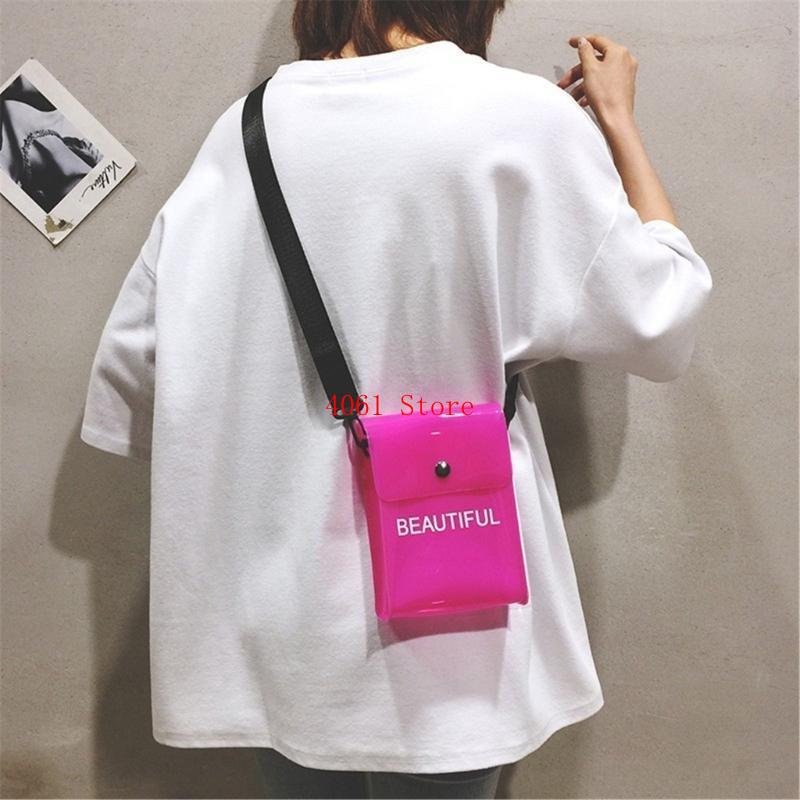 Clear Crossbody Bag Candy Colo - Jelly Bag Clear Pvc review and price