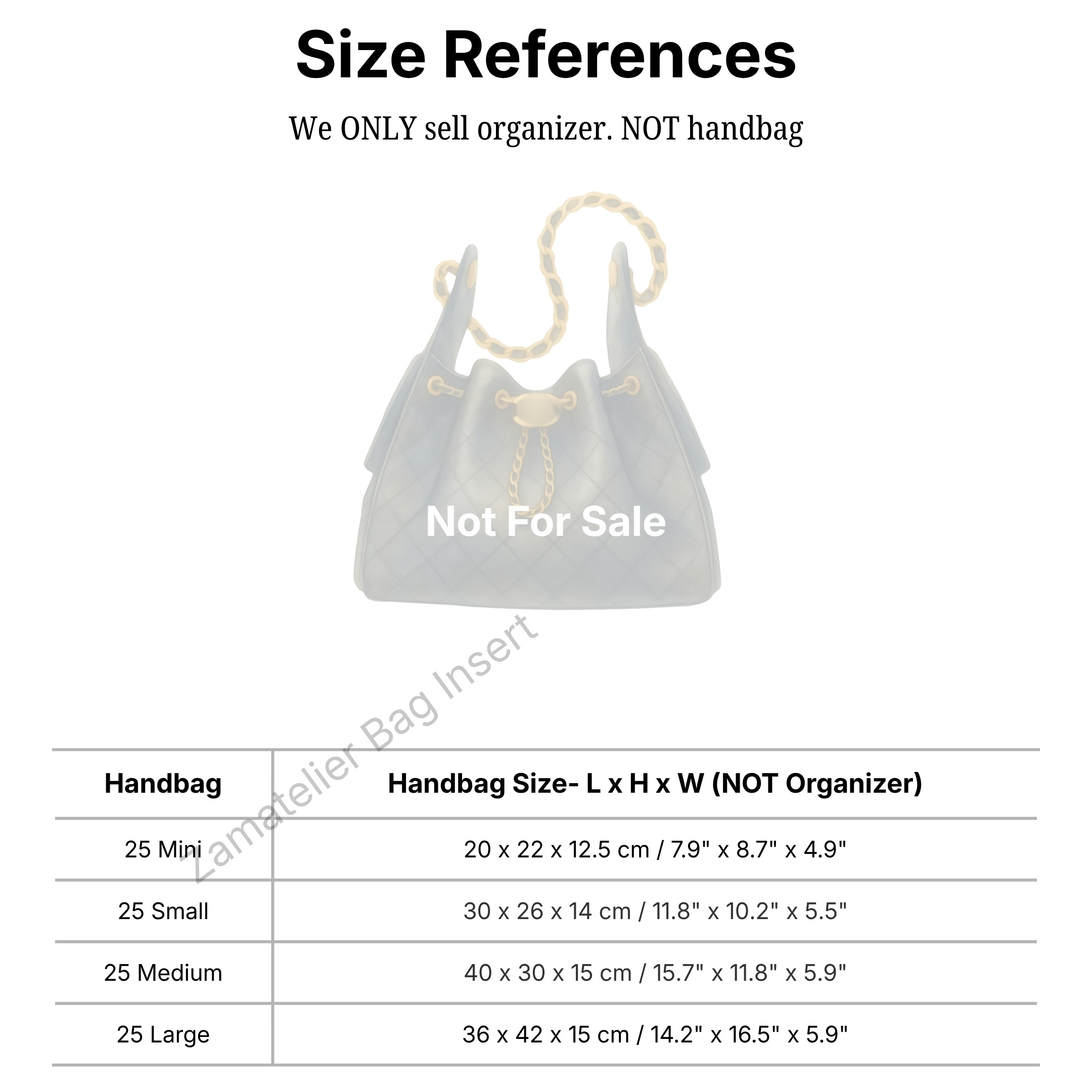 Custom Made Silk Insert for CC - Women Bags Purses review and price