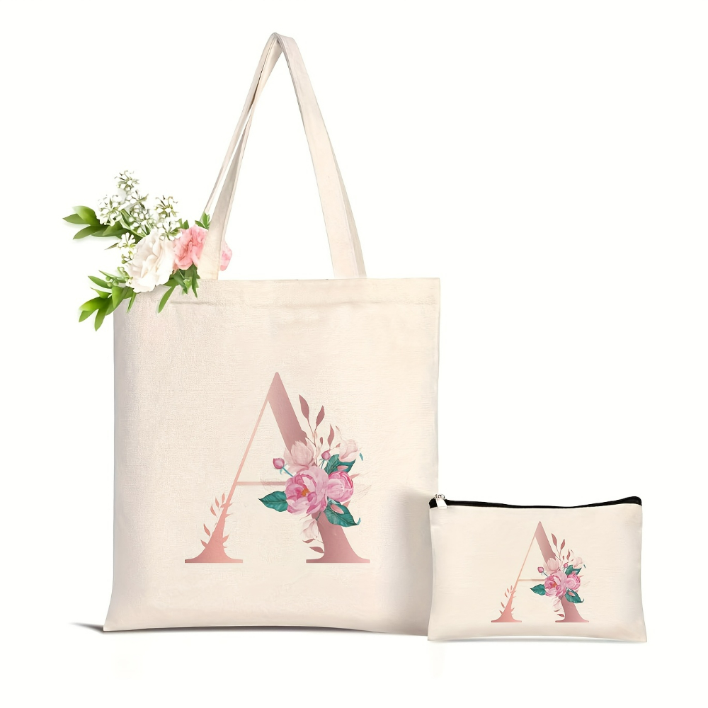 1pc Floral Love Letter Print T - Women'S Yoga Bags review and price