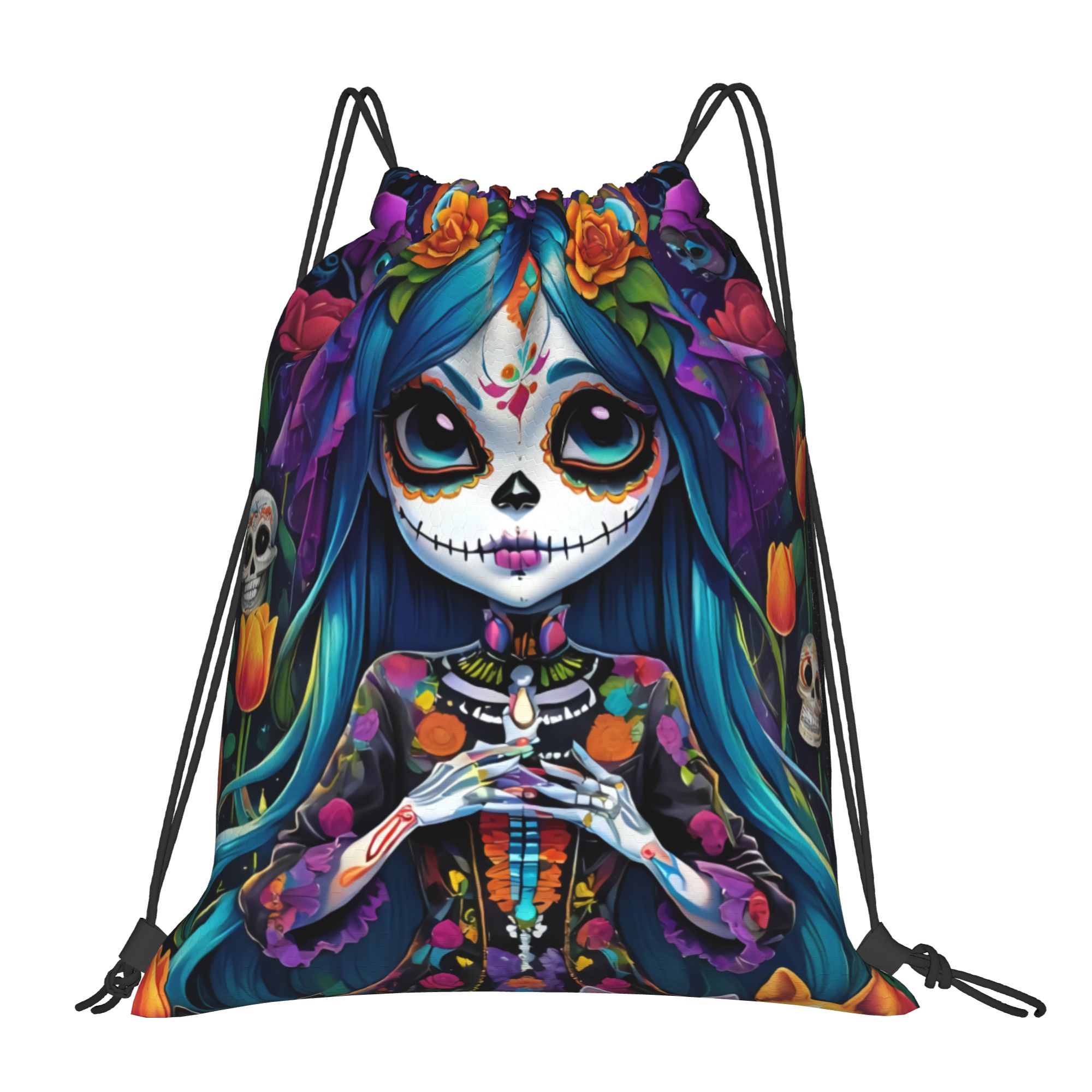 Custom Day of the Dead Gift Sk - Women'S Yoga Bags review and price