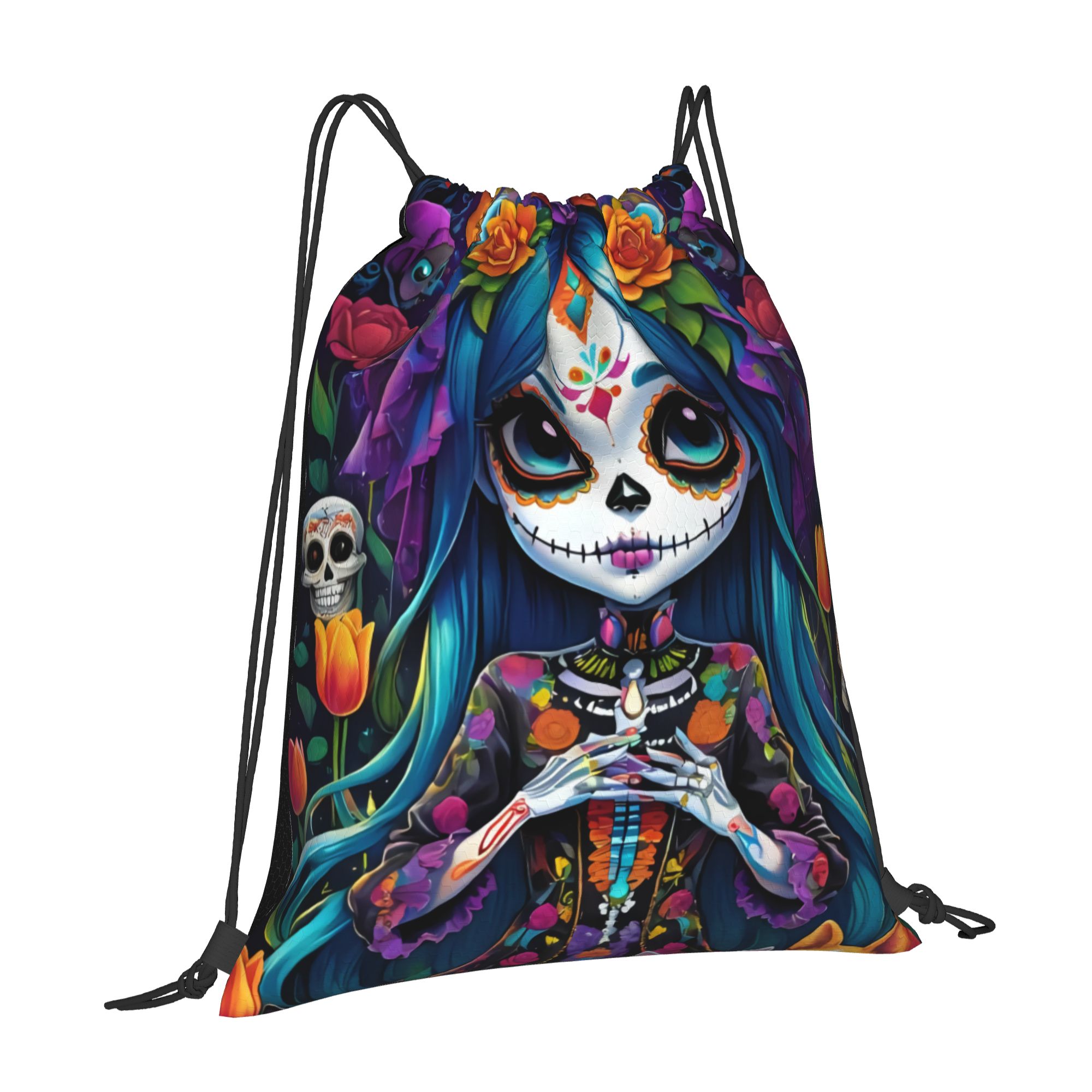 Custom Day of the Dead Gift Sk - Women'S Yoga Bags review and price