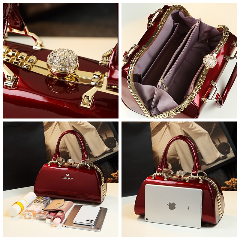 Luxury Fashion Women Handbag F - Doctor Bag Leather review and price